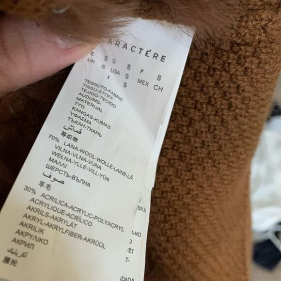 Caractere Italy Wool Blend Cardigan - Picture 5 of 6